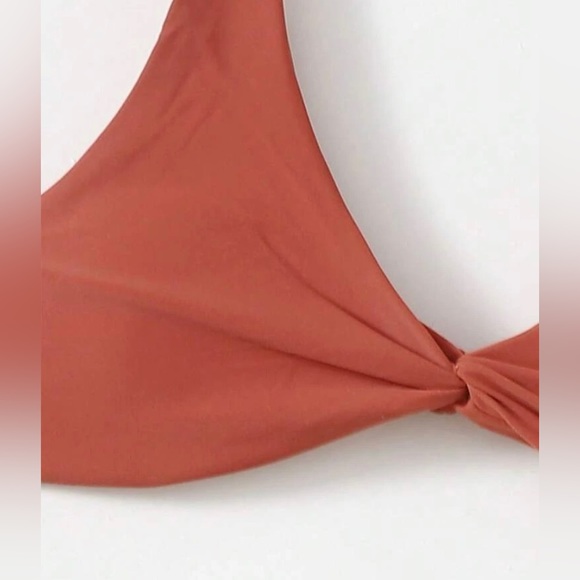 Brand New Never Worn Rust Bikini Set Size Small - Picture 3 of 5